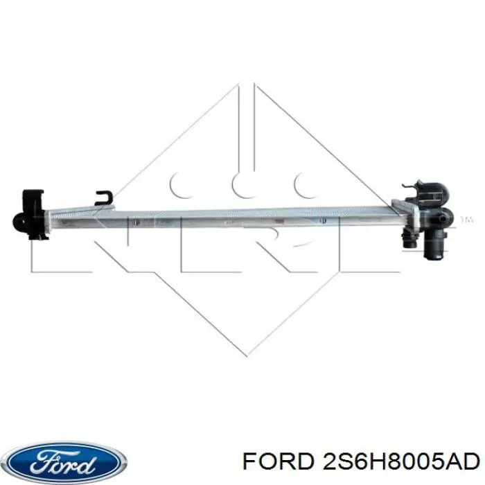 Купить 2S6H8005AD Ford Радиатор водяной