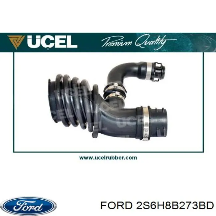 Купить 2S6H8B273BD Ford Шланг радиатора охлаждения нижний
