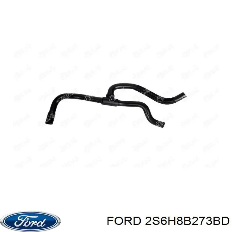1546447 Ford Патрубок радиатора охлаждения нижний