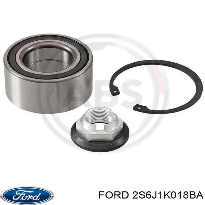 Подшипник ступицы 2S6J1K018BA Ford