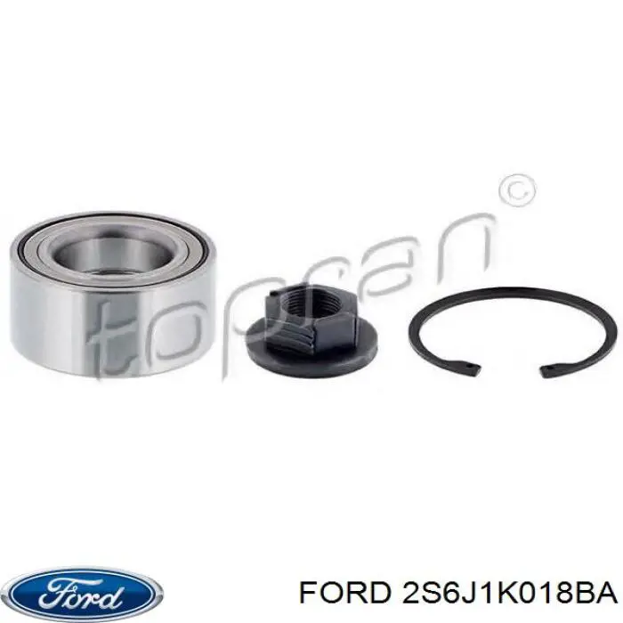 Ступичный подшипник передний Ford 2S6J1K018BA