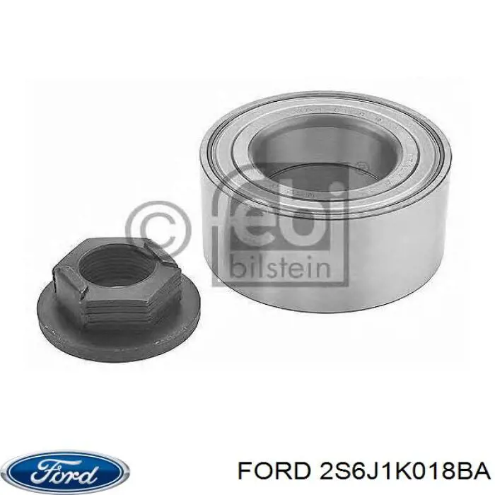 Комплект подшипника ступицы колеса Ford 2S6J1K018BA цена, от 15.17 USD