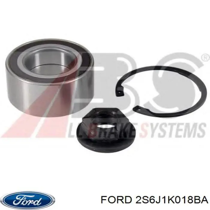 Купить 2S6J1K018BA Ford Подшипник передней ступицы