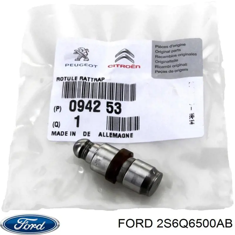 Купить 2S6Q6500AB Ford Толкатель клапанов двигателя