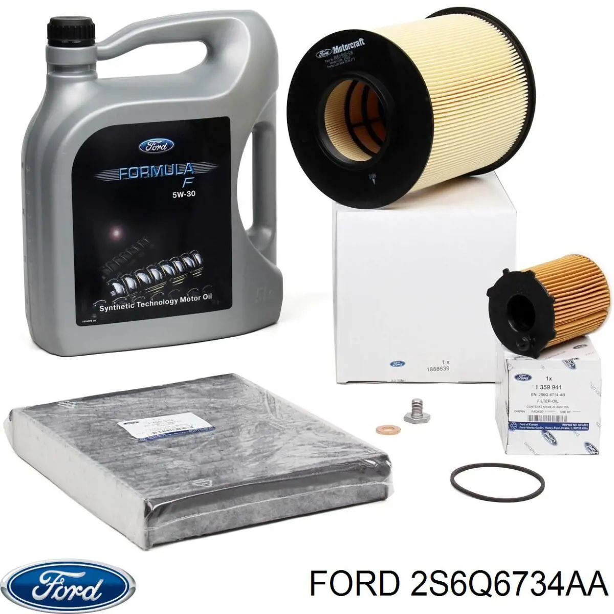 Прокладка пробки поддона двигателя 2S6Q6734AA Ford