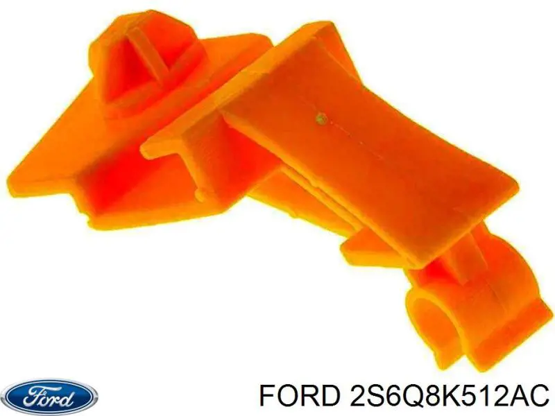 2S6Q8K512AC Ford шланг (патрубок водяного насоса приемный)