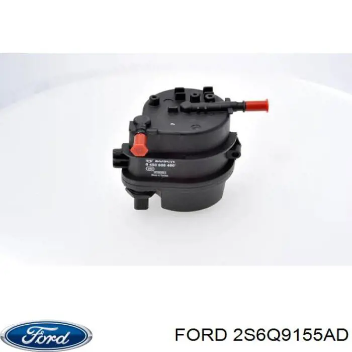 Купить 2S6Q9155AD Ford Фильтр-отстойник топлива грубой очистки