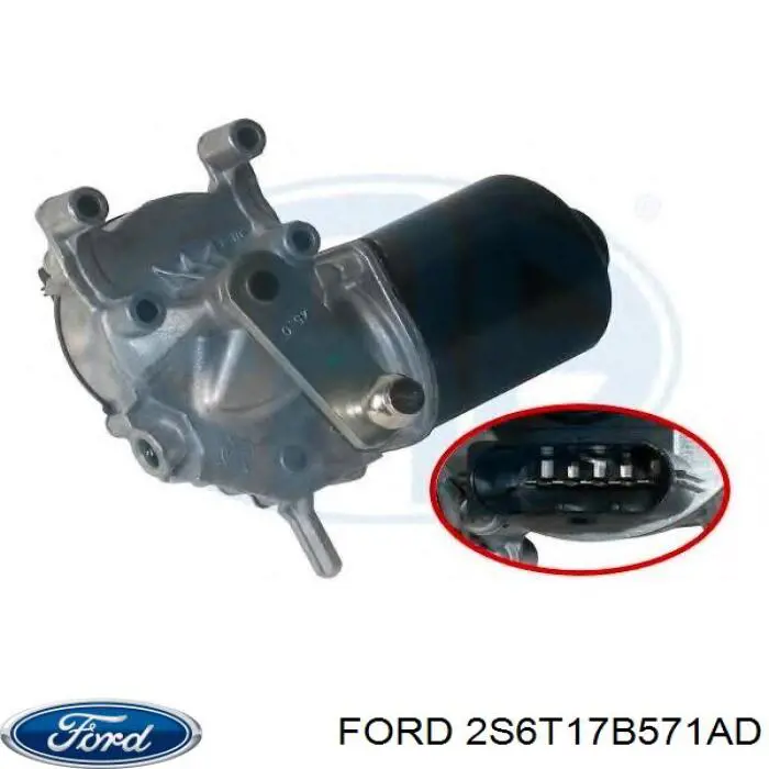 2S6T17B571AD FORD Motor del limpiaparabrisas del parabrisas original y equivalente