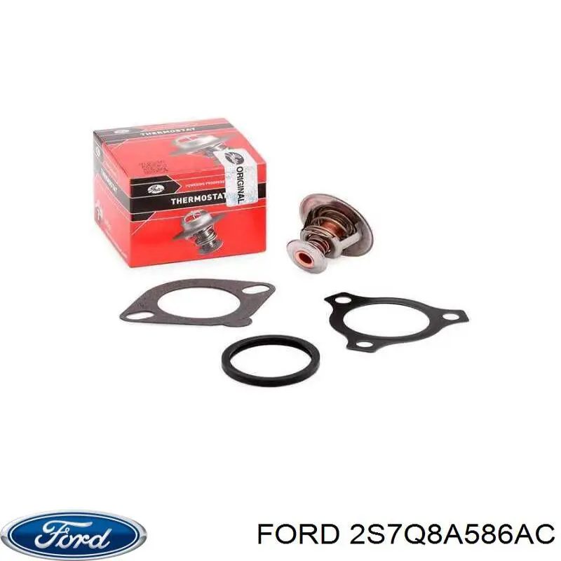 Купить 2S7Q8A586AC Ford Корпус термостата