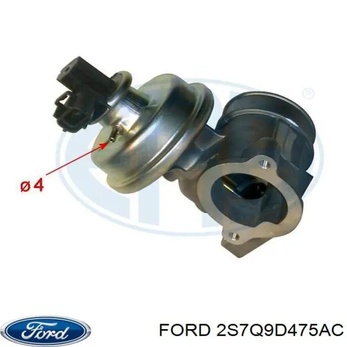 Купить 2S7Q9D475AC Ford Клапан EGR системы рециркуляции отработавших газов