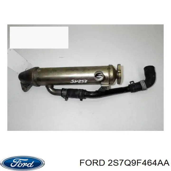 2S7Q9F464AA Ford radiador do sistema egr de recirculação dos gases de escape