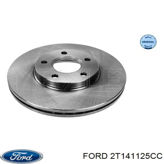2T141125CC Ford диск тормозной передний