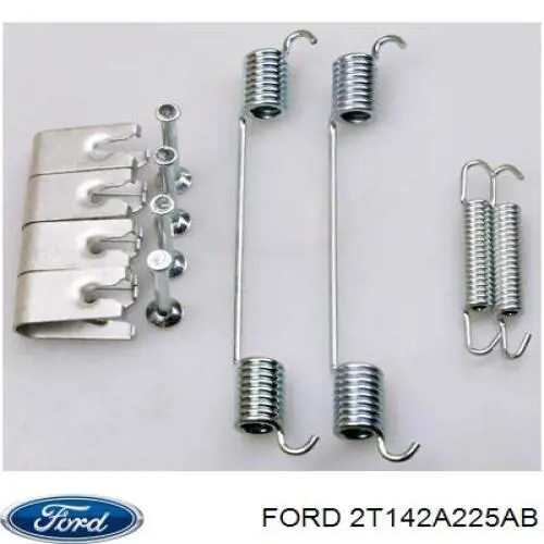 Установочный комплект задних барабанных колодок Ford 2T142A225AB цена, от 4.38 USD