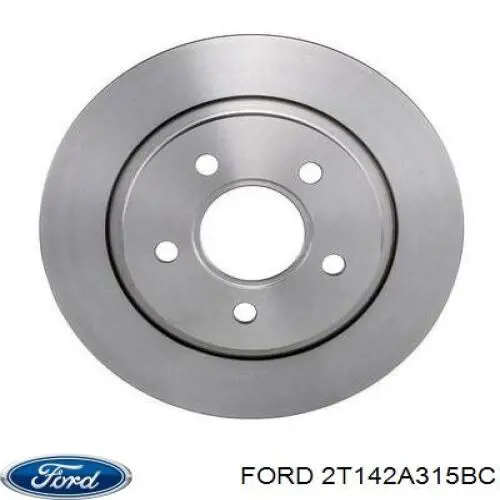 Купить 2T142A315BC Ford Диск тормозной задний