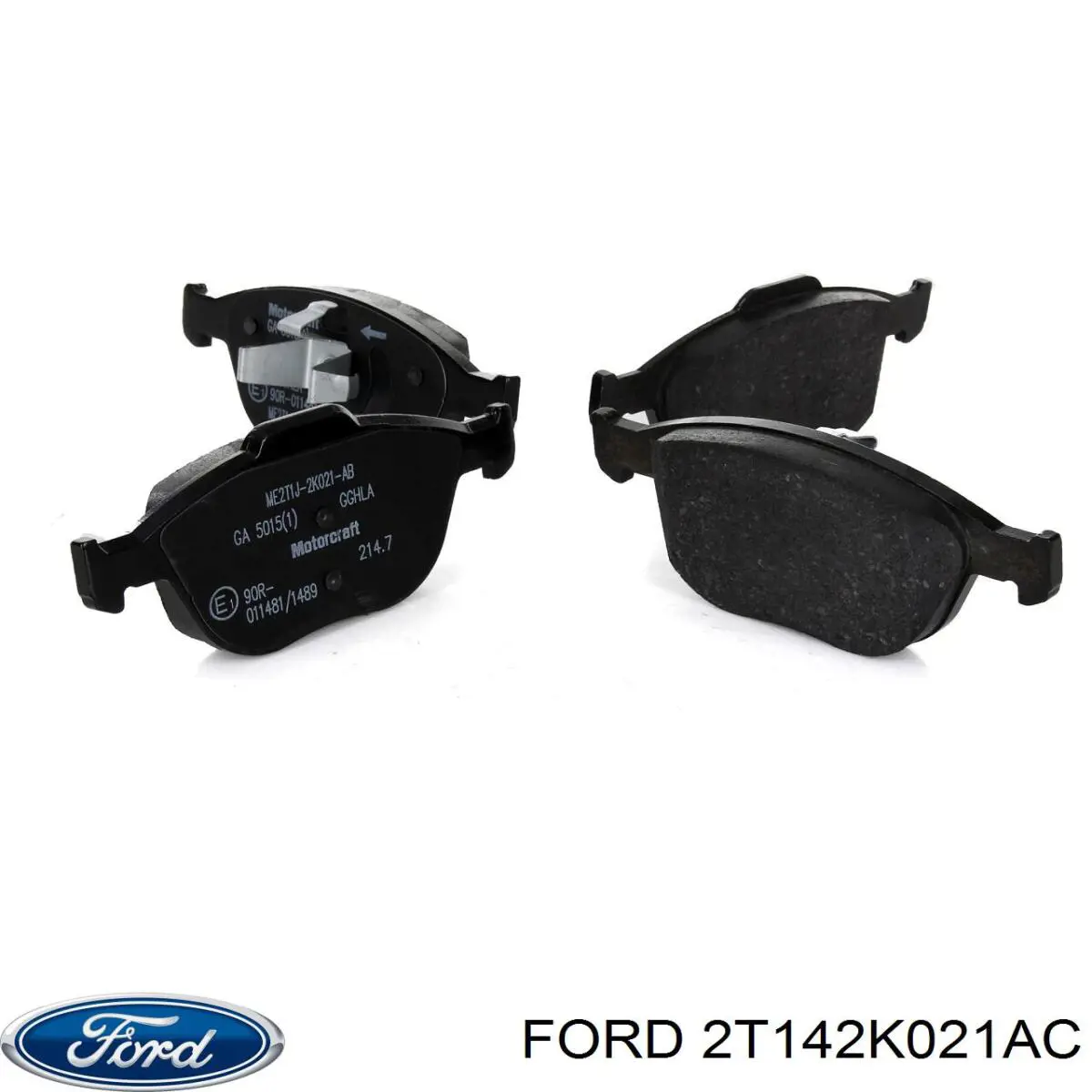 Купить 2T142K021AC Ford Колодки тормозные