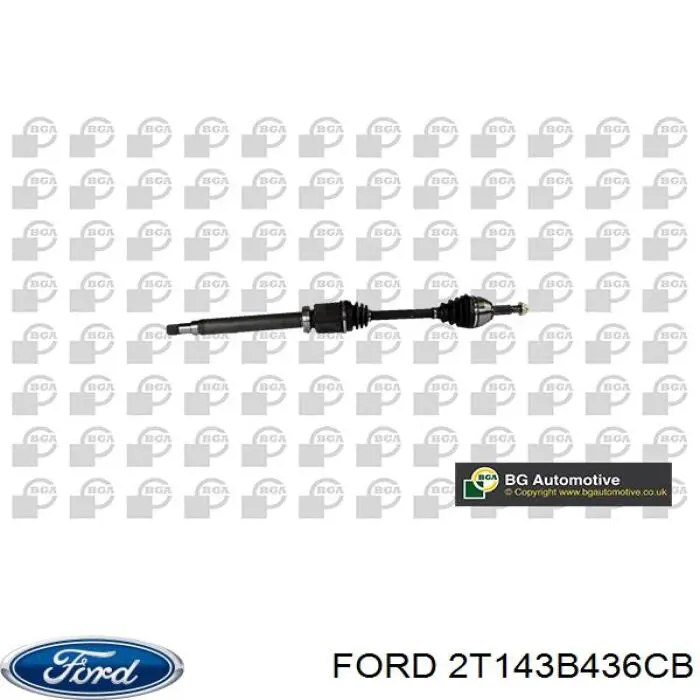 Купить 2T143B436CB Ford Вал приводной правый
