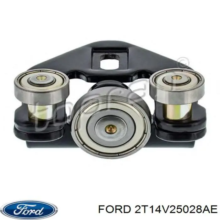 2T14V25028AE Ford rolo direito superior da porta lateral (deslizante)