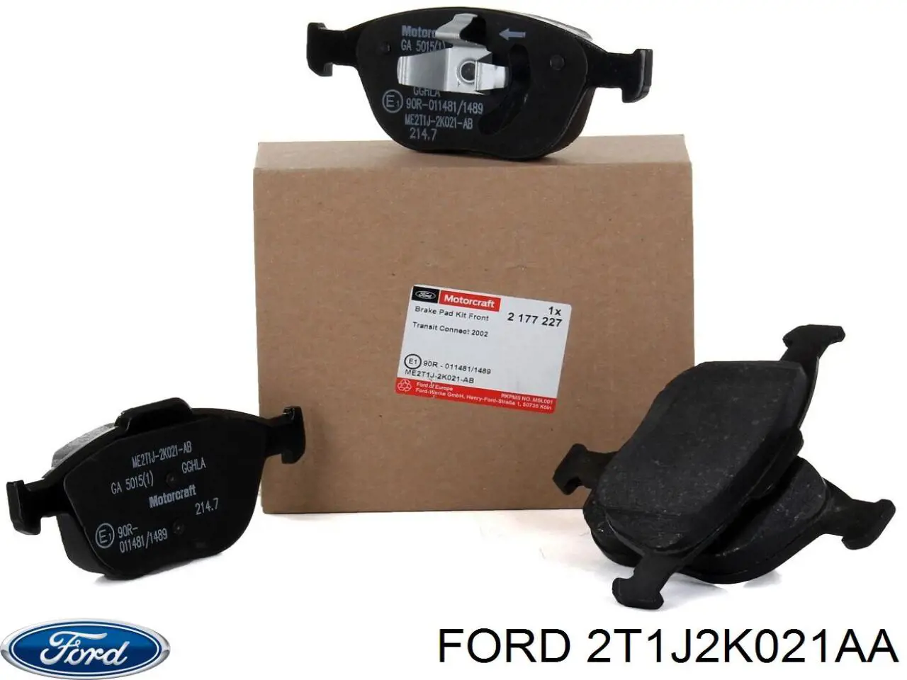 Передние тормозные колодки 2T1J2K021AA Ford