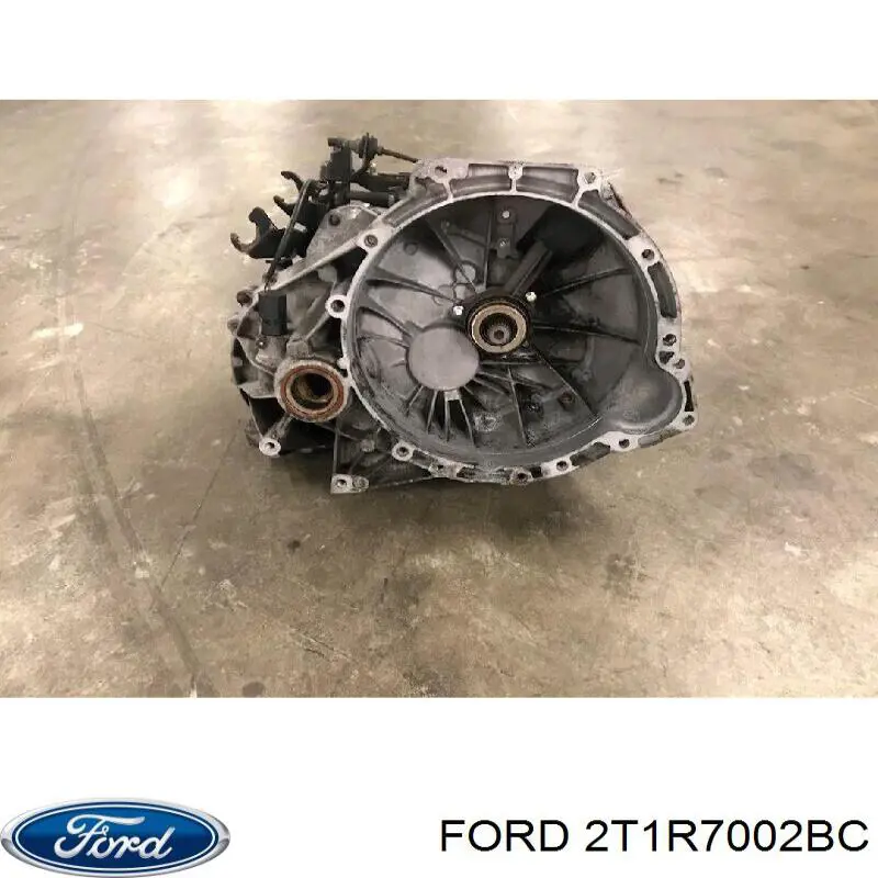 2T1R7002BC Ford caixa de mudança montada (caixa mecânica de velocidades)