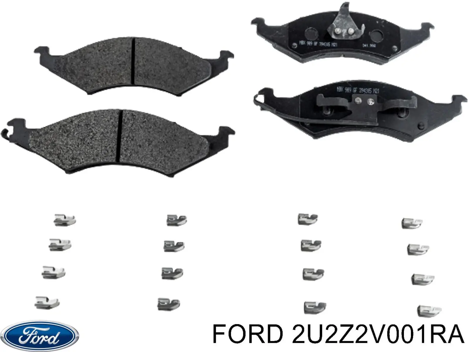 Передние тормозные колодки 2U2Z2V001RA Ford