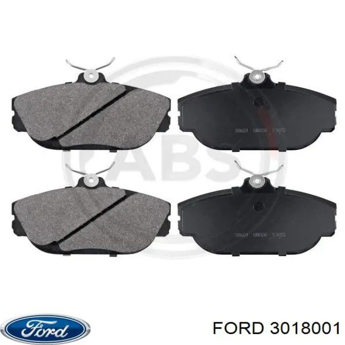 Передние тормозные колодки 3018001 Ford