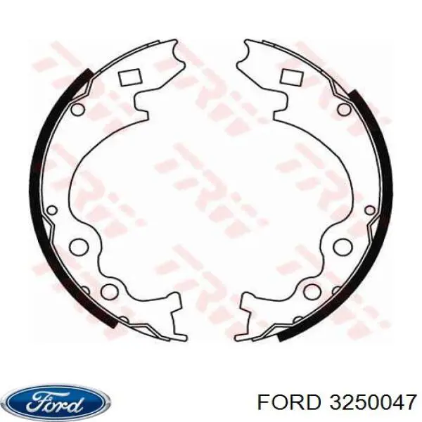 Задние барабанные колодки 3250047 Ford