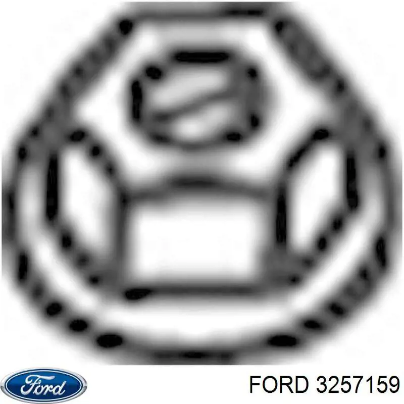 Гайка крепления приемной трубы глушителя (штанов) Ford 3257159 цена, от 1.39 USD