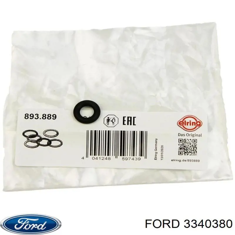Купить 3340380 Ford Кольцо инжектора