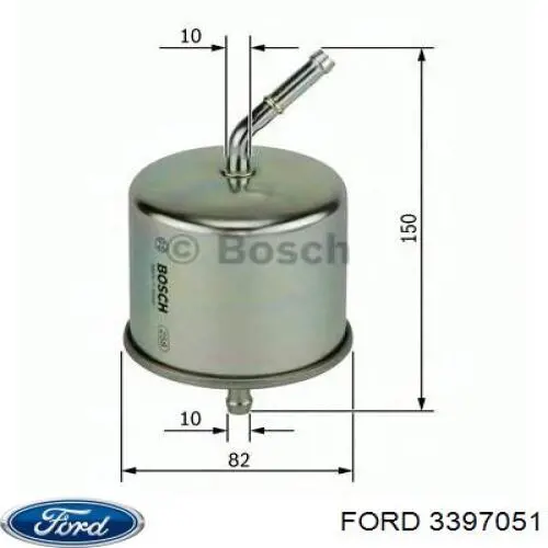 Фильтр тонкой очистки топлива Ford 3397051 цена, от 7.63 USD