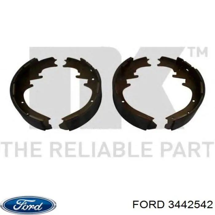 Тормоза рабочие задние ножные и тормозные барабаны Ford 3442542 цена, от 37.77 USD