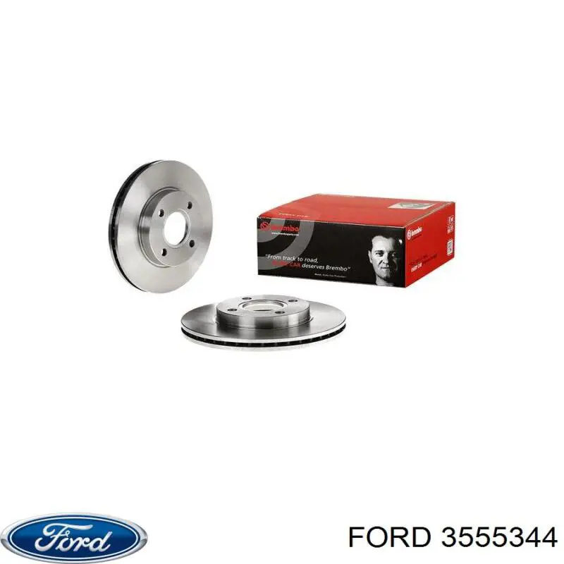 3555344 Ford диск тормозной передний