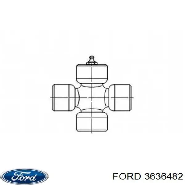 Крестовина заднего карданного вала  Ford 3636482 цена, от 11.40 USD