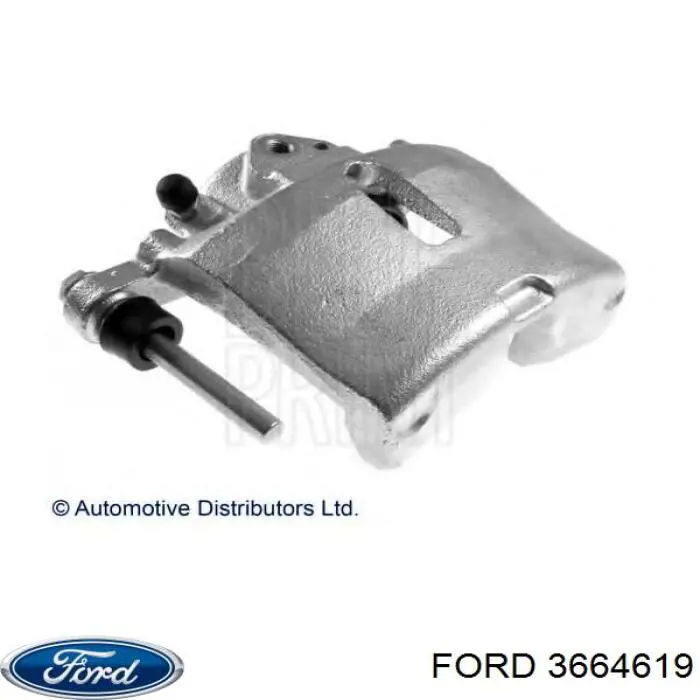 Суппорт тормозной передний левый 3664619 Ford