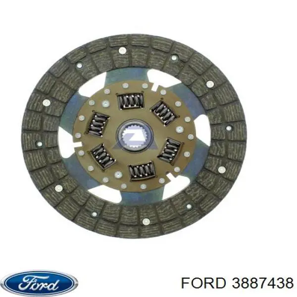 3887438 Ford диск сцепления