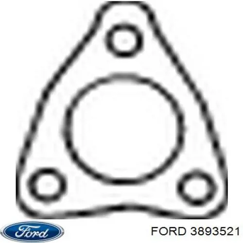 3893521 Ford прокладка приемной трубы глушителя