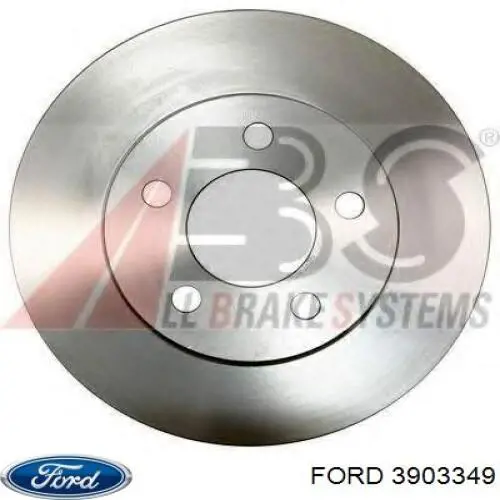 Передние тормозные диски 3903349 Ford