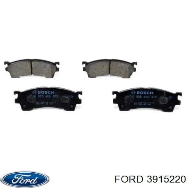 Передние тормозные колодки 3915220 Ford