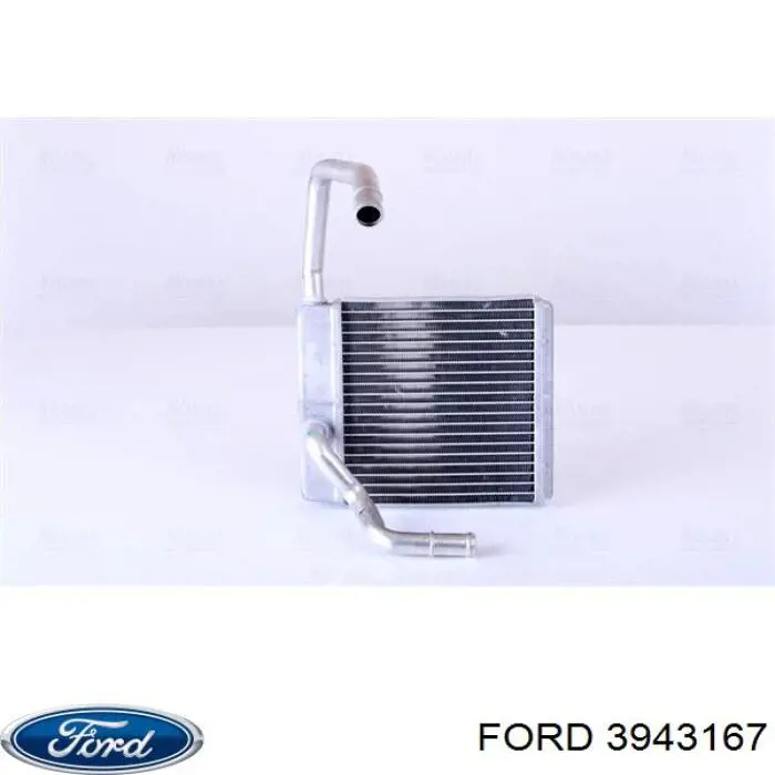 Радиатор печки (отопителя) Ford 3943167