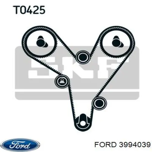3994039 Ford Ролик натяжителя ремня ГРМ