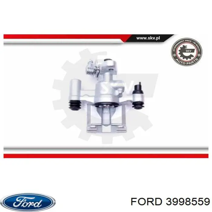 Суппорт тормозной левый задний Ford 3998559