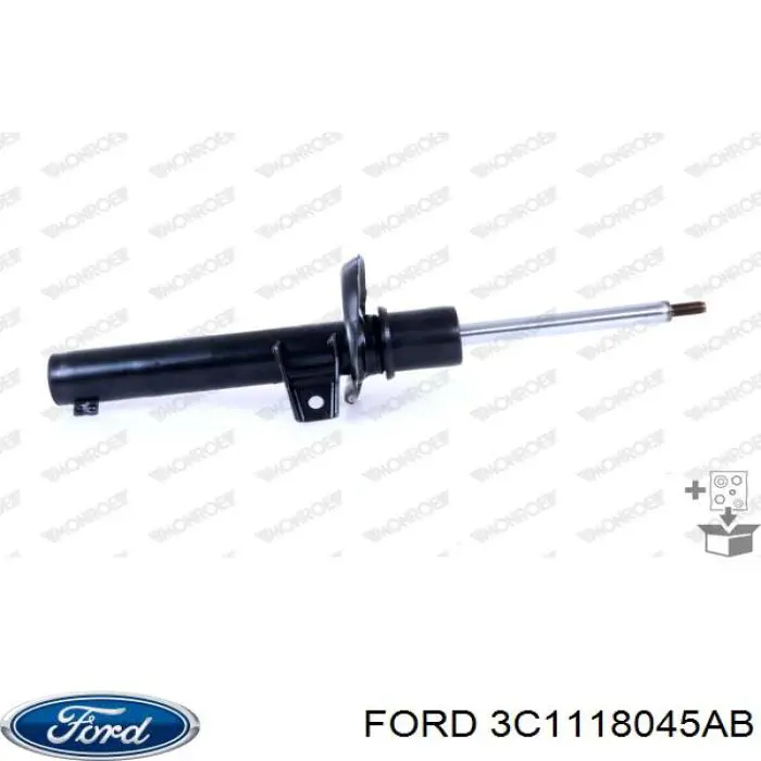 Стойка амортизатора передняя Ford 3C1118045AB цена, от 74.71 USD