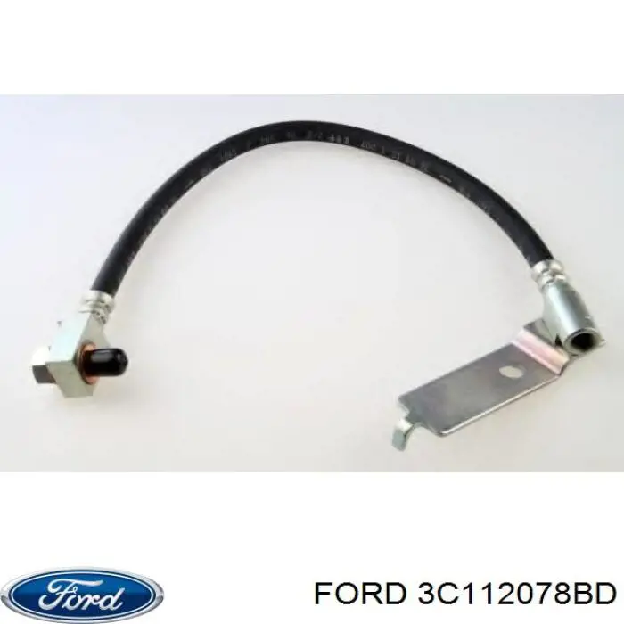 Шланг тормозной передний левый 3C112078BD Ford