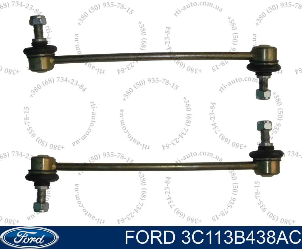 3C113B438AC Ford montante de estabilizador dianteiro