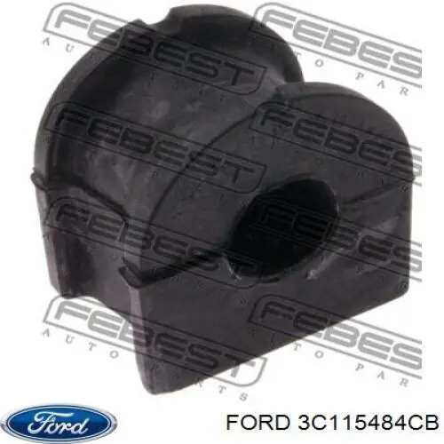 Втулка переднего стабилизатора Ford 3C115484CB цена, от 3.24 USD
