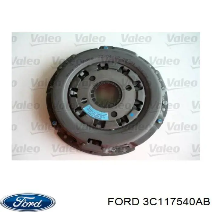 Купить 3C117540AB Ford Комплект сцепления (диск, корзина, подшипник)