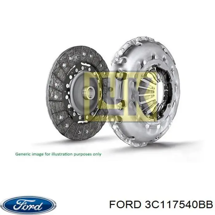 Сцепление 3C117540BB Ford