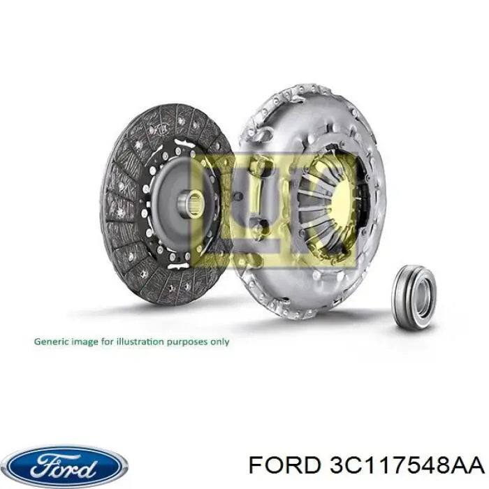 Купить 3C117548AA Ford Подшипник включения сцепления