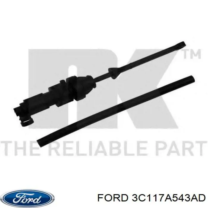 Купить 3C117A543AD Ford Главный цилиндр сцепления