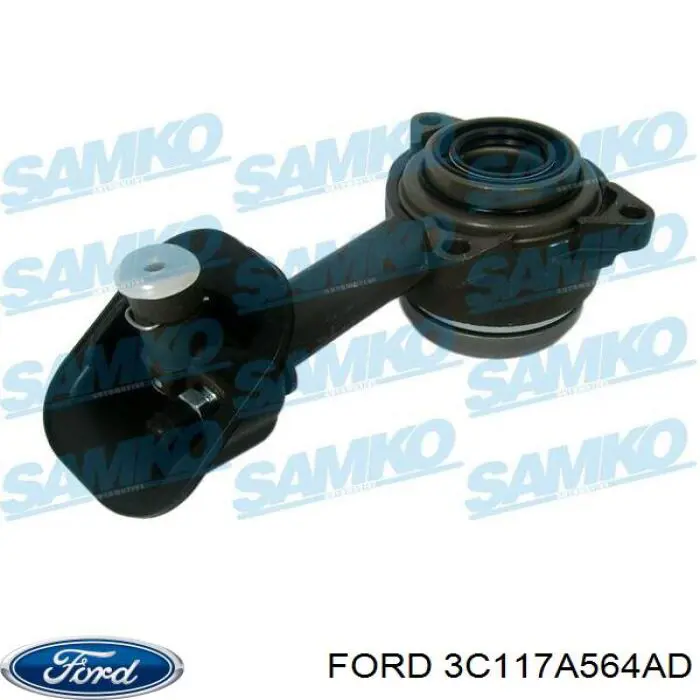 Купить 3C117A564AD Ford Цилиндр сцепления в сборе с выжимным подшипником