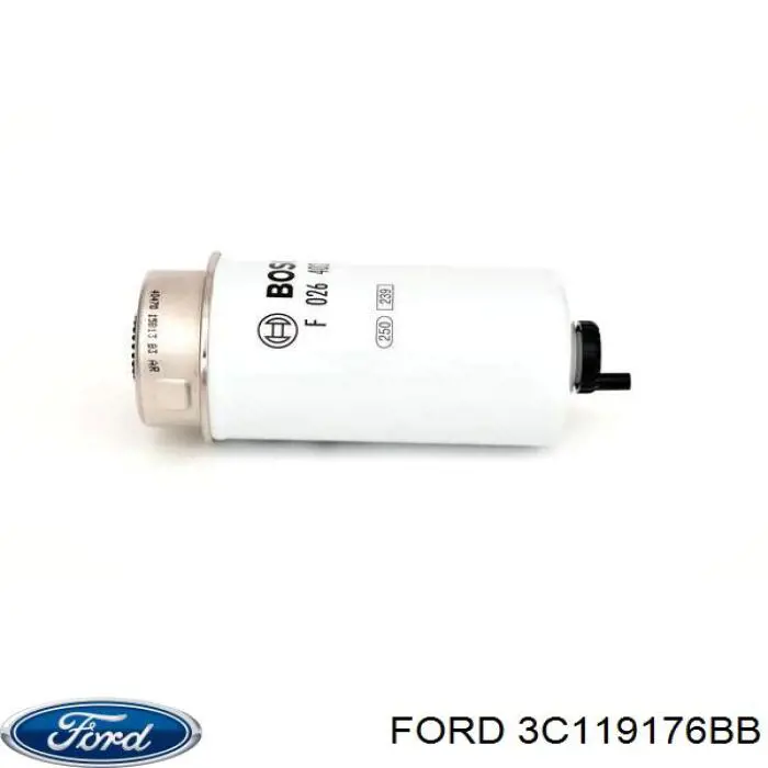 Купить 3C119176BB Ford Фильтр-отстойник топлива грубой очистки